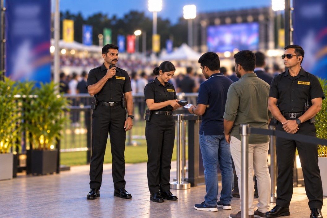 Pioneer Security Services personnel providing professional event security services in Sri Lanka